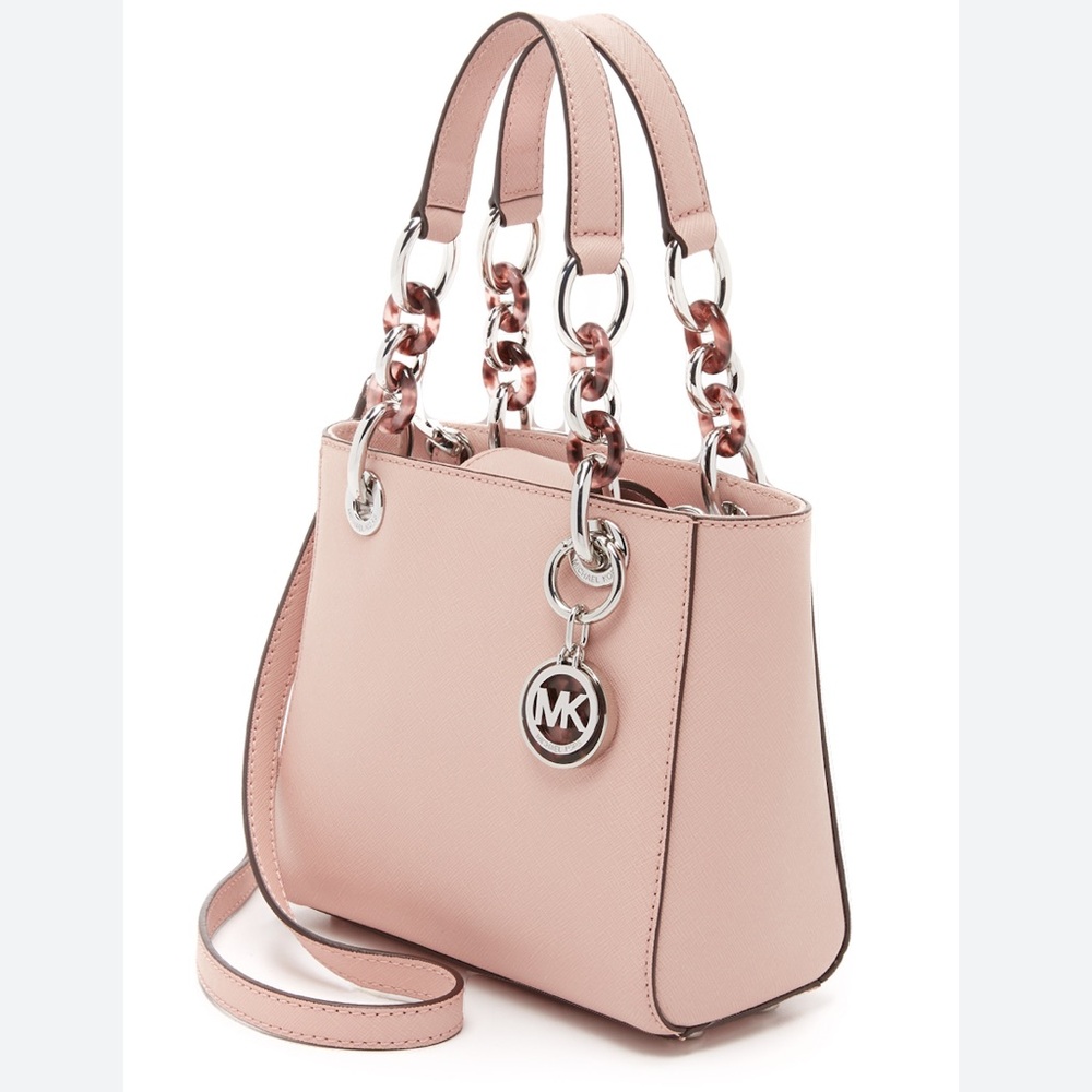 MICHAEL KORS Cynthia Ballet Medium Saffiano Leather Satchel